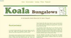 Desktop Screenshot of koalabungalows.com